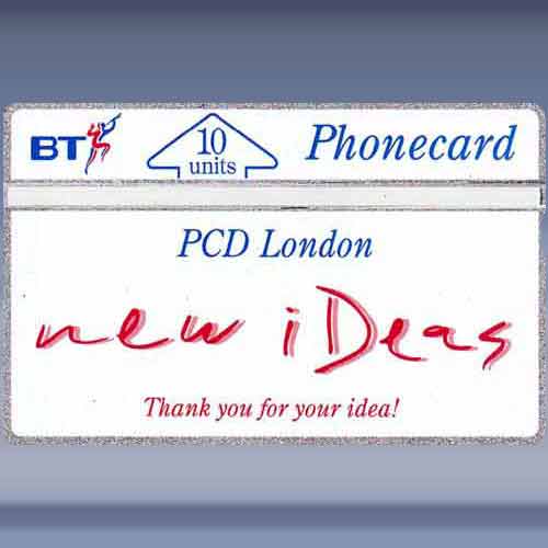 New Ideas, PCD London