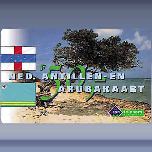 Nederlandse Antillen/Aruba (KPN met kroon)