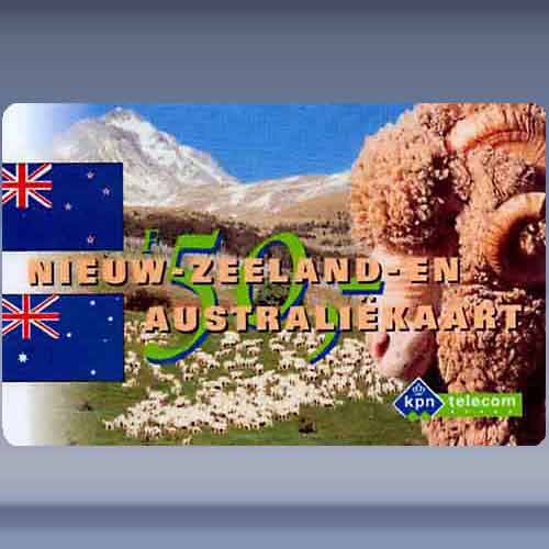 Nieuw Zeeland/Australië (KPN met kroon)