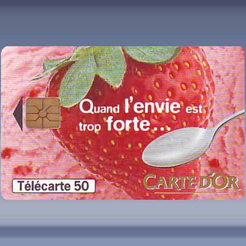 Carte dor: Fraise