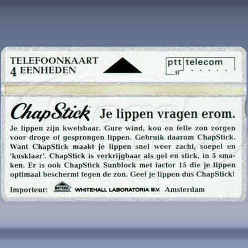 Chap Stick, je lippen vragen erom.