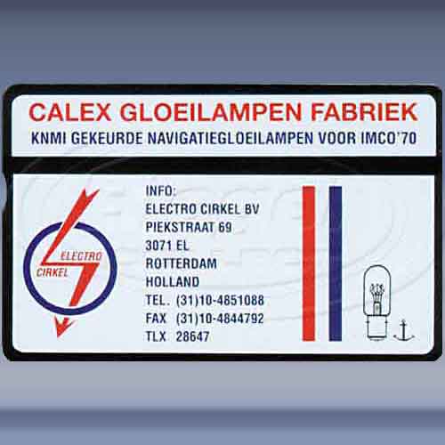 Electro Cirkel bv 3 Foutieve spelling: Calex