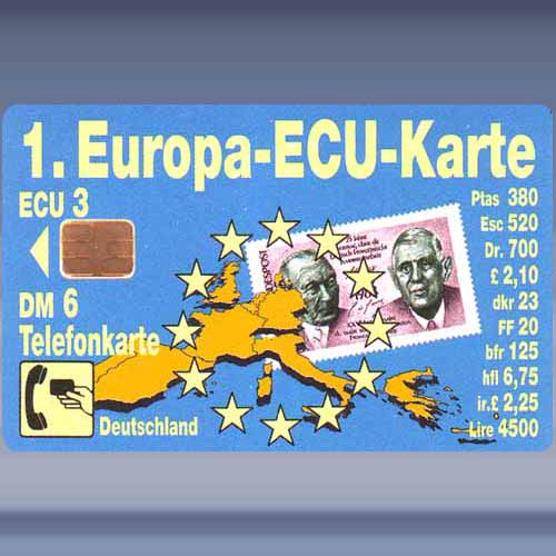 Europa ECU Karte